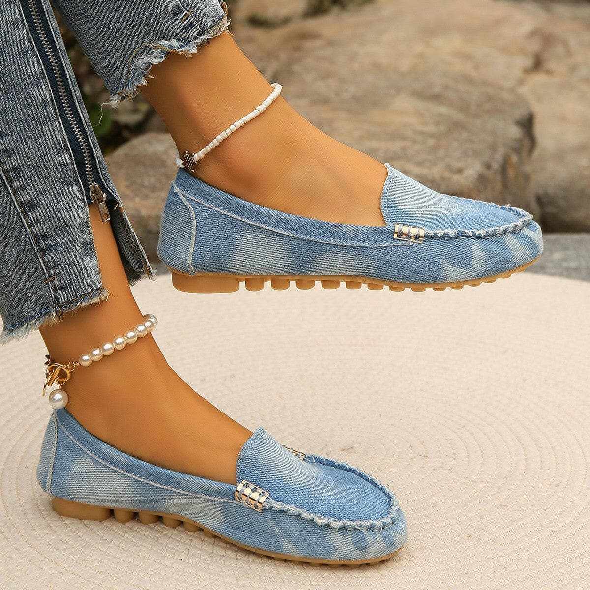 Elegant round toe loafers - Love Salve